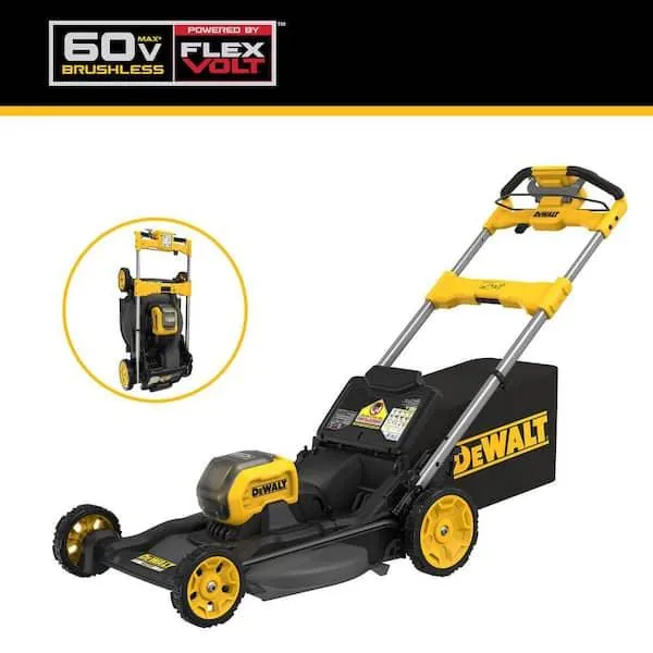 FLEXVOLT 1x60V MAX 21 in. Cordless Battery Powered Self Propelled Lawn Mower Kit with (2) 4.0 Ah Batteries and Chargers