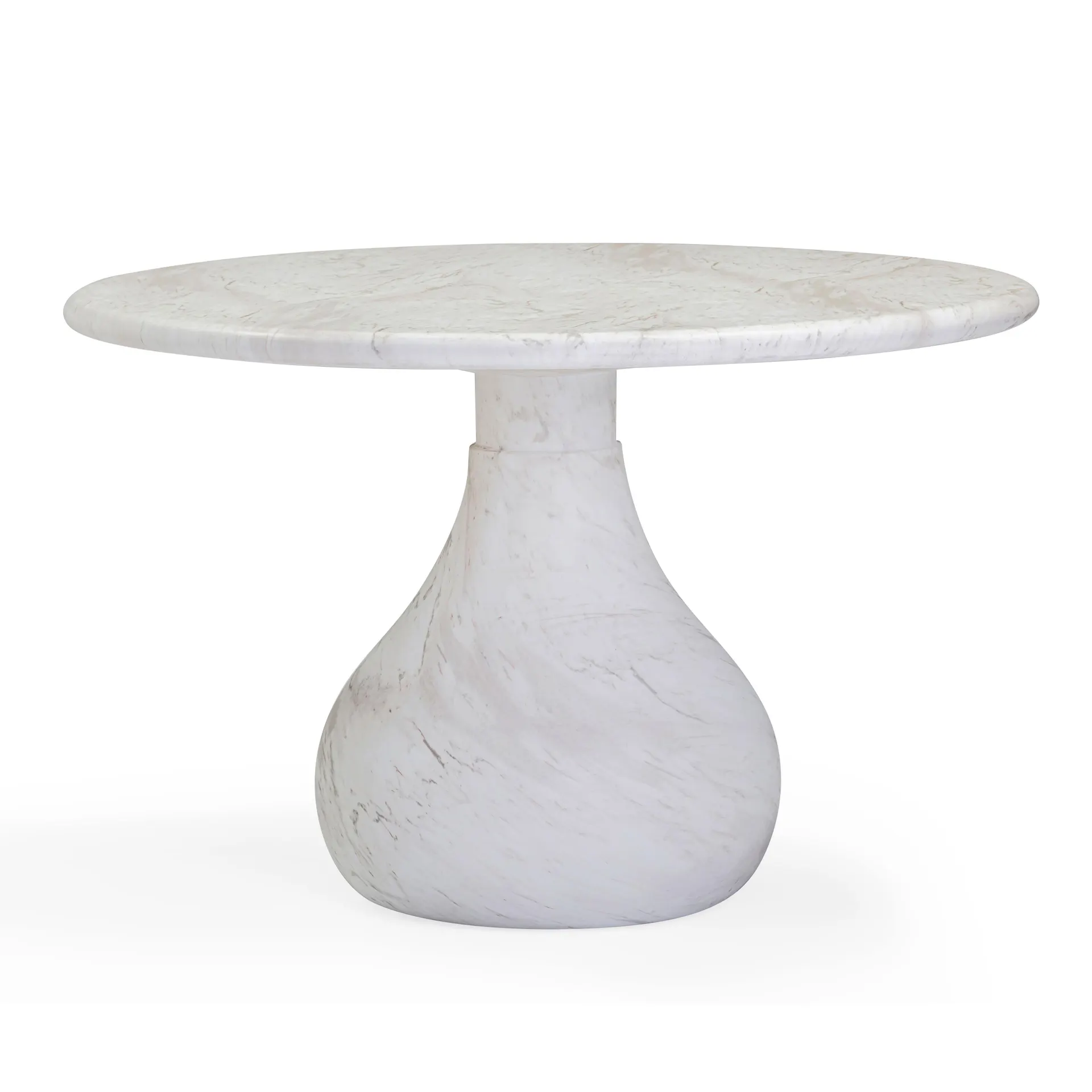 Smooch 47" Concrete Indoor / Outdoor Round Dining Table