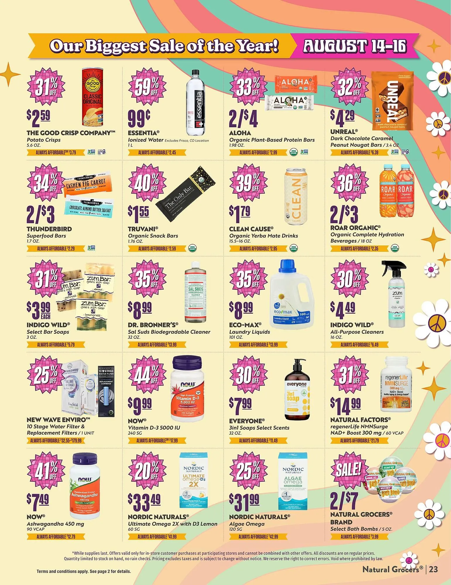 Weekly ad Natural Grocers ad from August 8 to September 6 2025 - Page 23