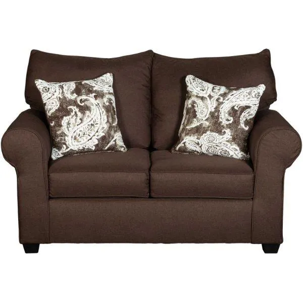 Keegan Chocolate Loveseat