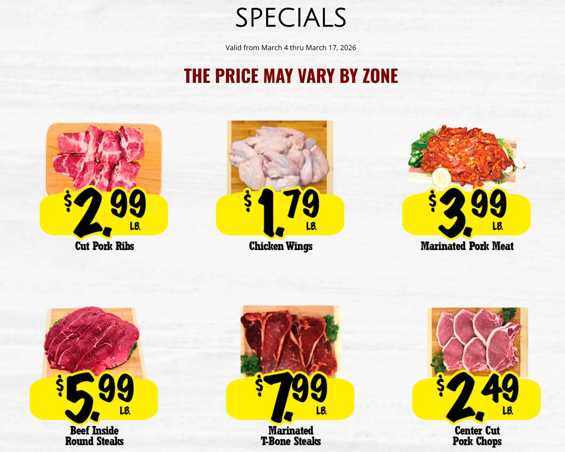 Weekly ad La Michoacana weekly ad from March 5 to March 17 2026 - Page 1