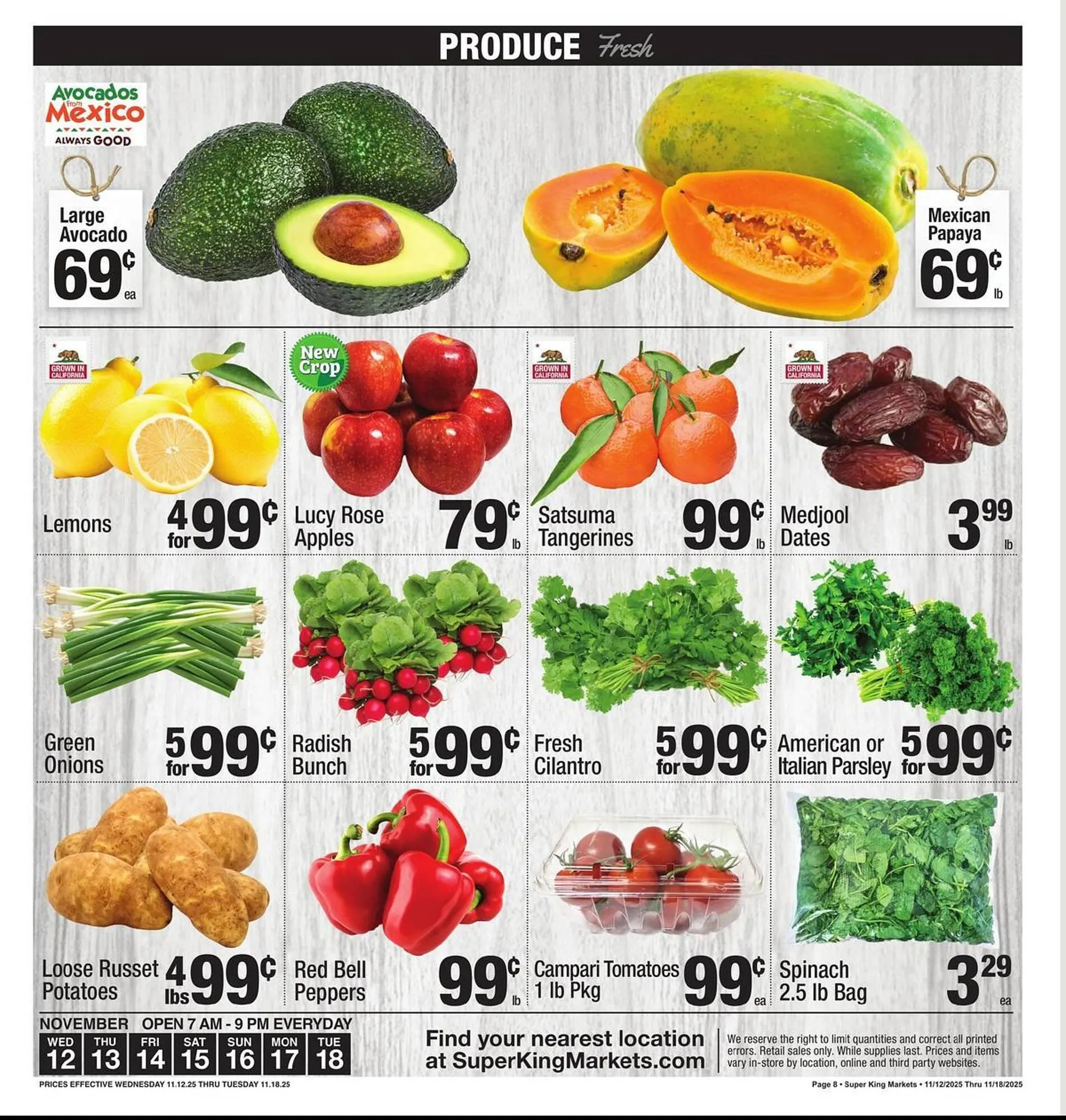 Weekly ad Super King Markets weekly ad from November 12 to November 18 2025 - Page 9