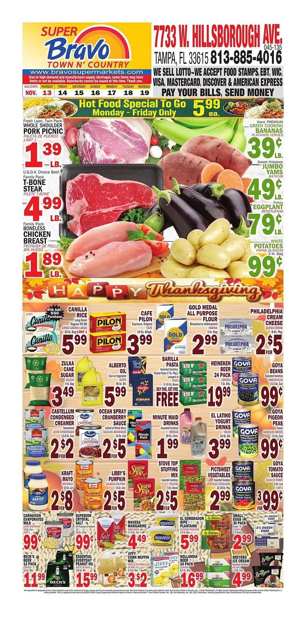 Weekly ad Bravo Supermarkets weekly ad from November 13 to November 19 2025 - Page 1