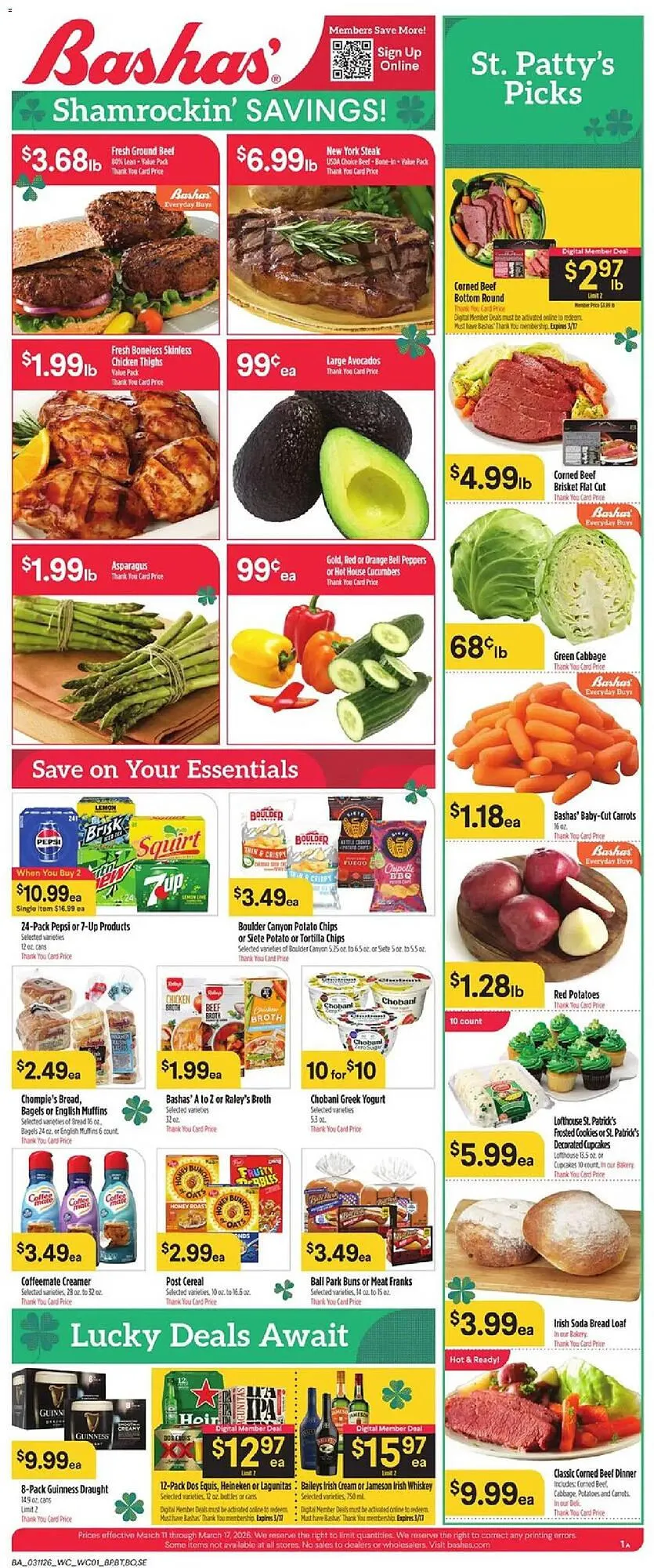 Weekly ad Bashas' weekly ad from March 11 to March 17 2026 - Page 1
