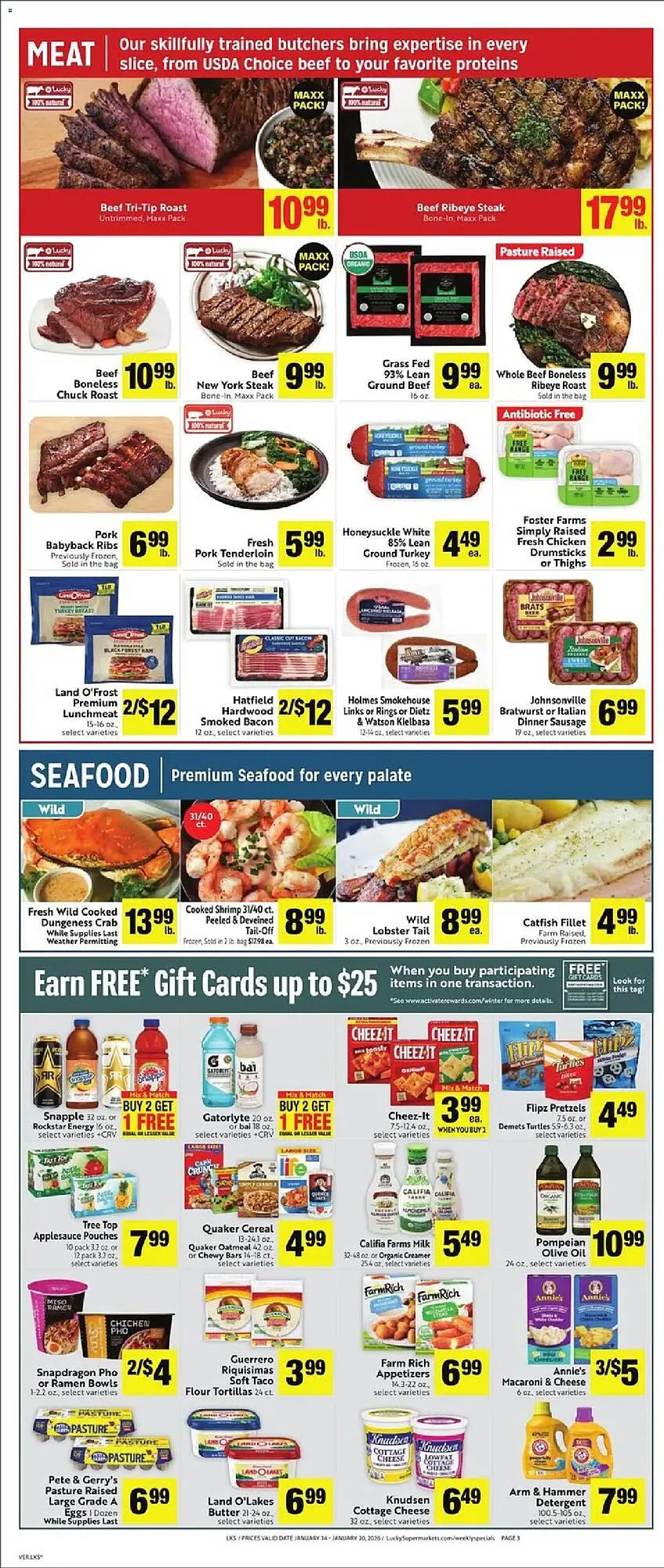 Weekly ad Lucky Supermarkets weekly ad from January 14 to January 20 2026 - Page 3