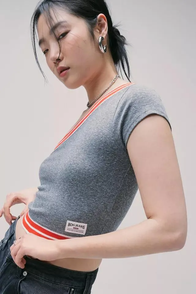 BDG Mackenzie One-Shoulder Top