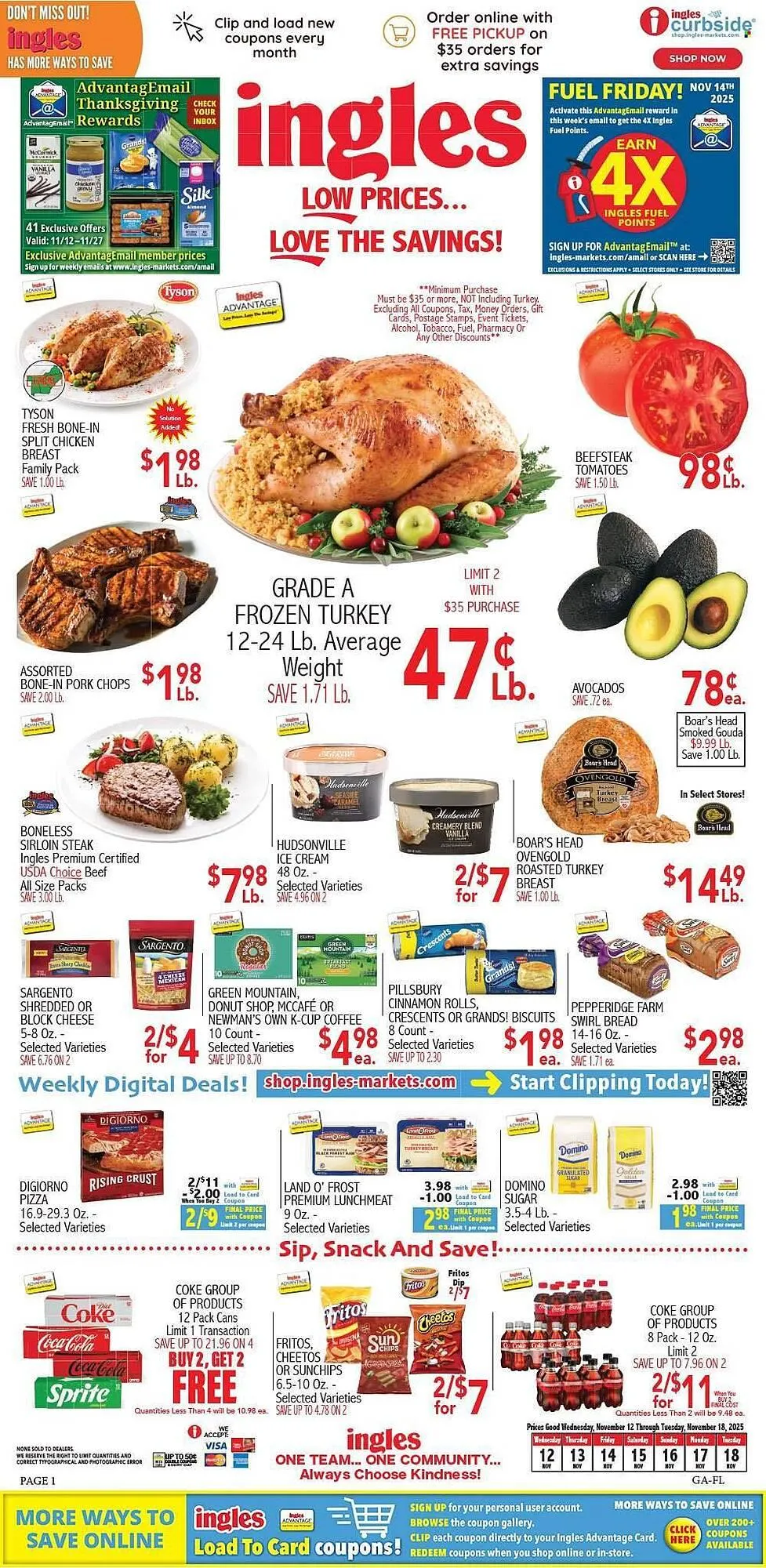 Weekly ad Ingles Markets weekly ad from November 12 to November 18 2025 - Page 1