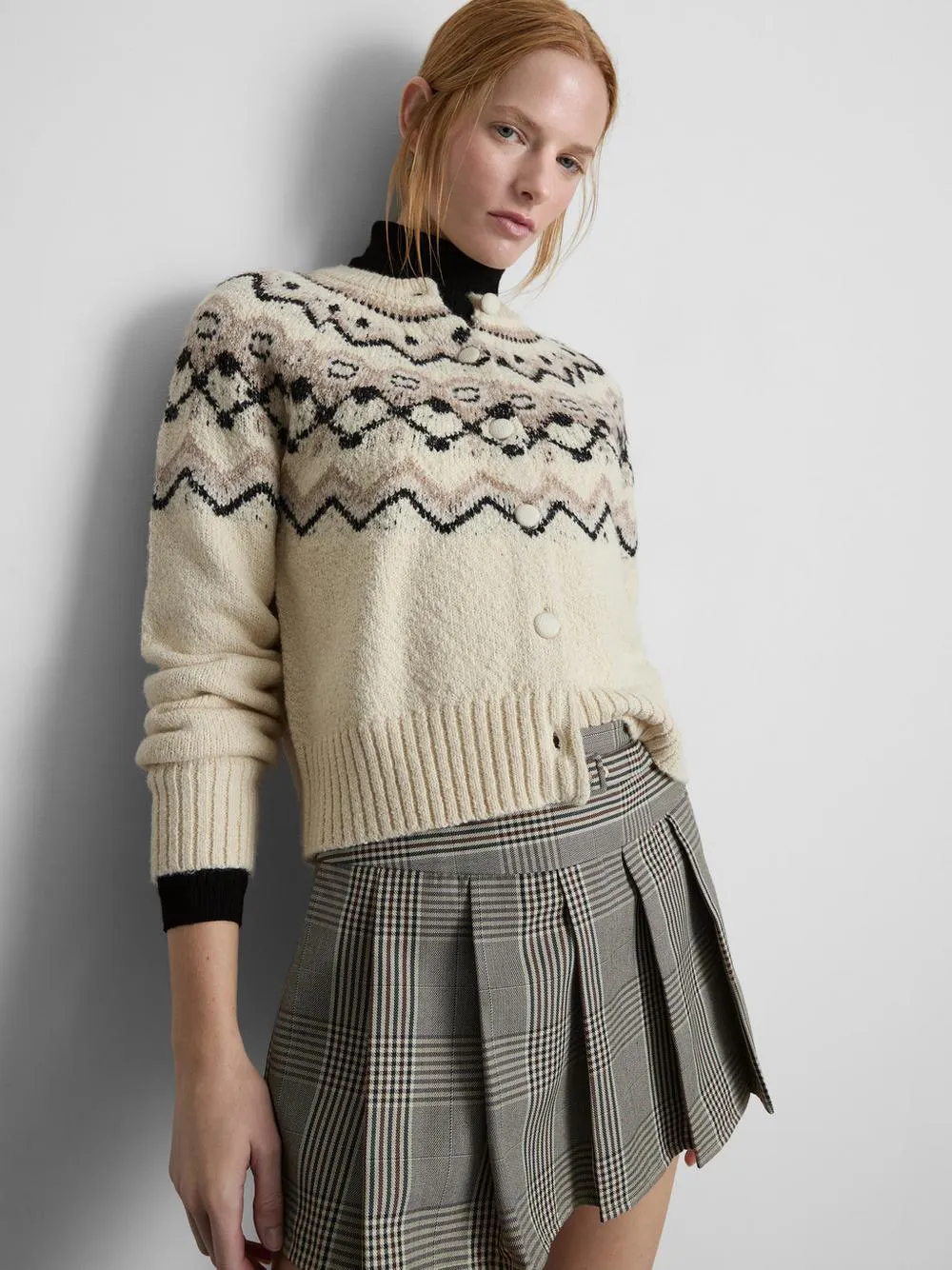 Chunky Fair Isle Cardigan