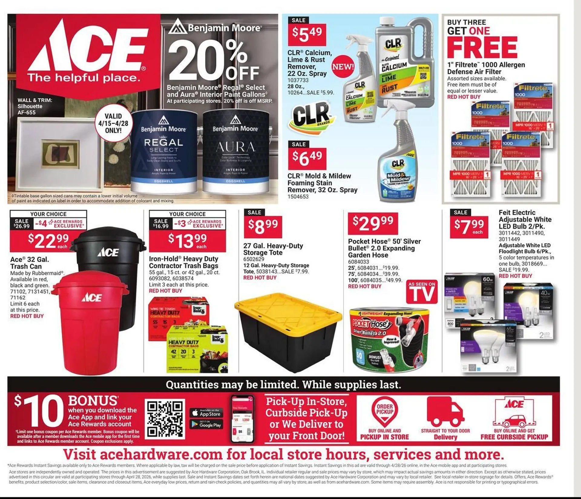 Weekly ad Ace Hardware flyer from April 1 to April 28 2026 - Page 7