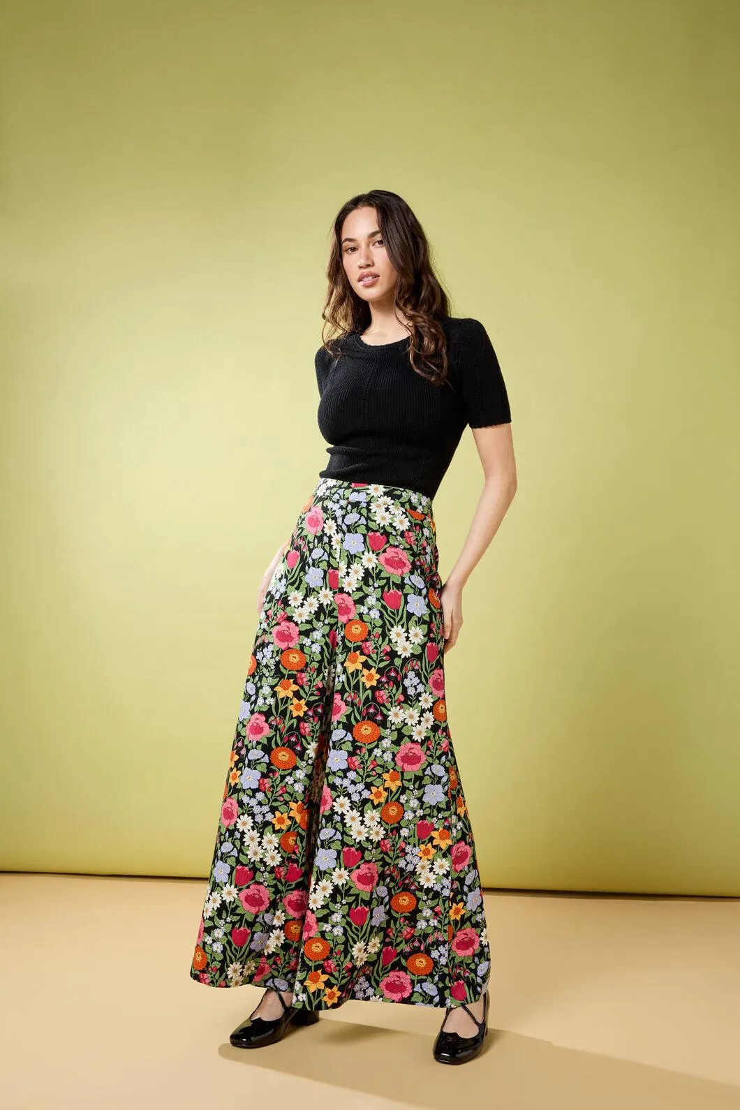 Floral Field Palazzo Pant