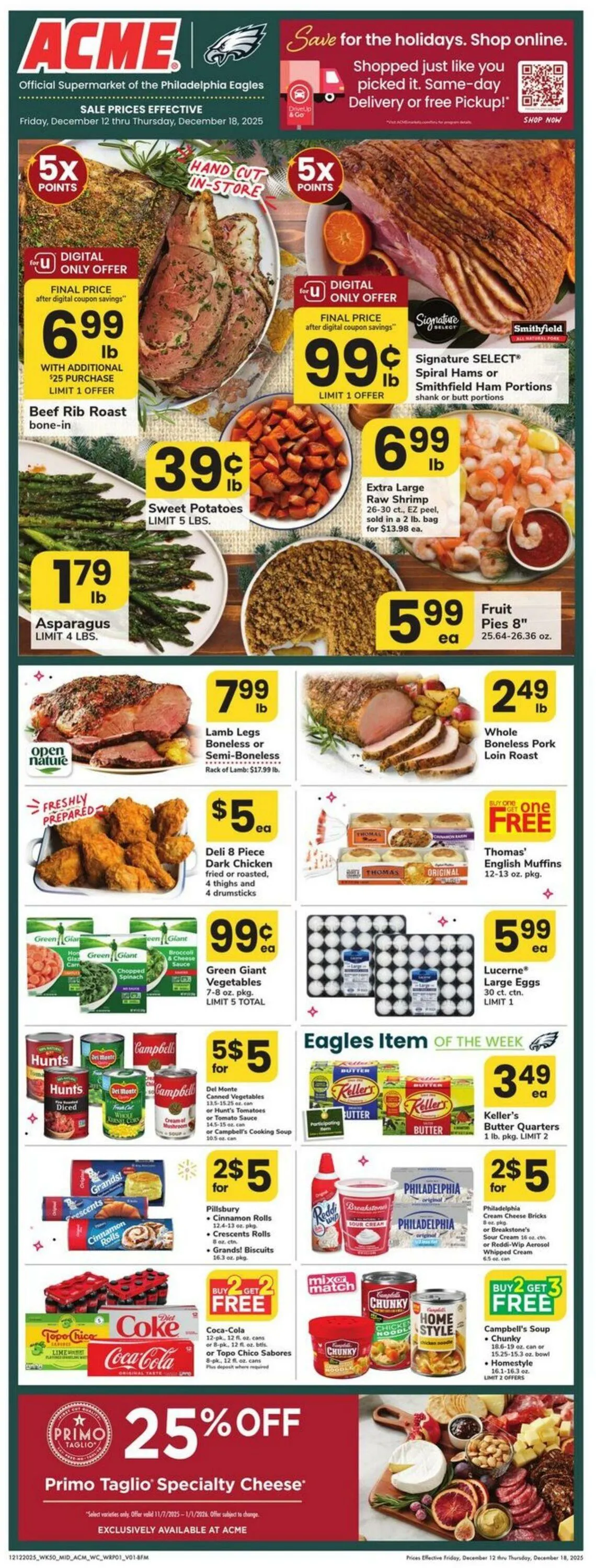 Weekly ad Acme Current weekly ad from December 12 to December 18 2025 - Page 1