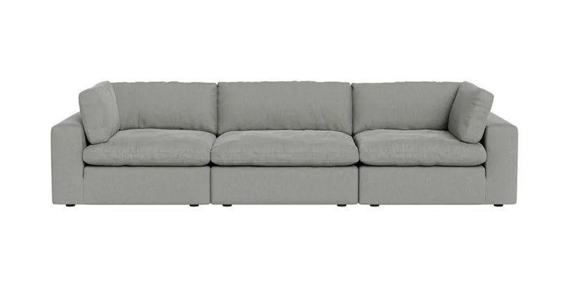 Bloom 3-Piece Modular Sofa Gray