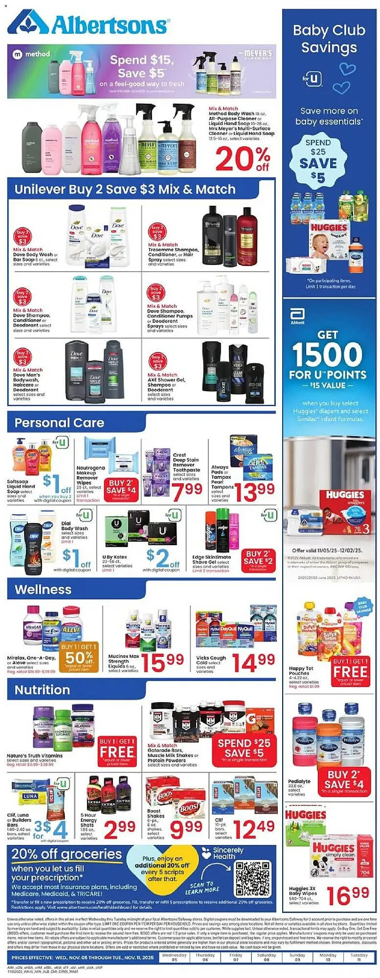 Weekly ad Albertsons weekly ad from November 5 to November 12 2025 - Page 5