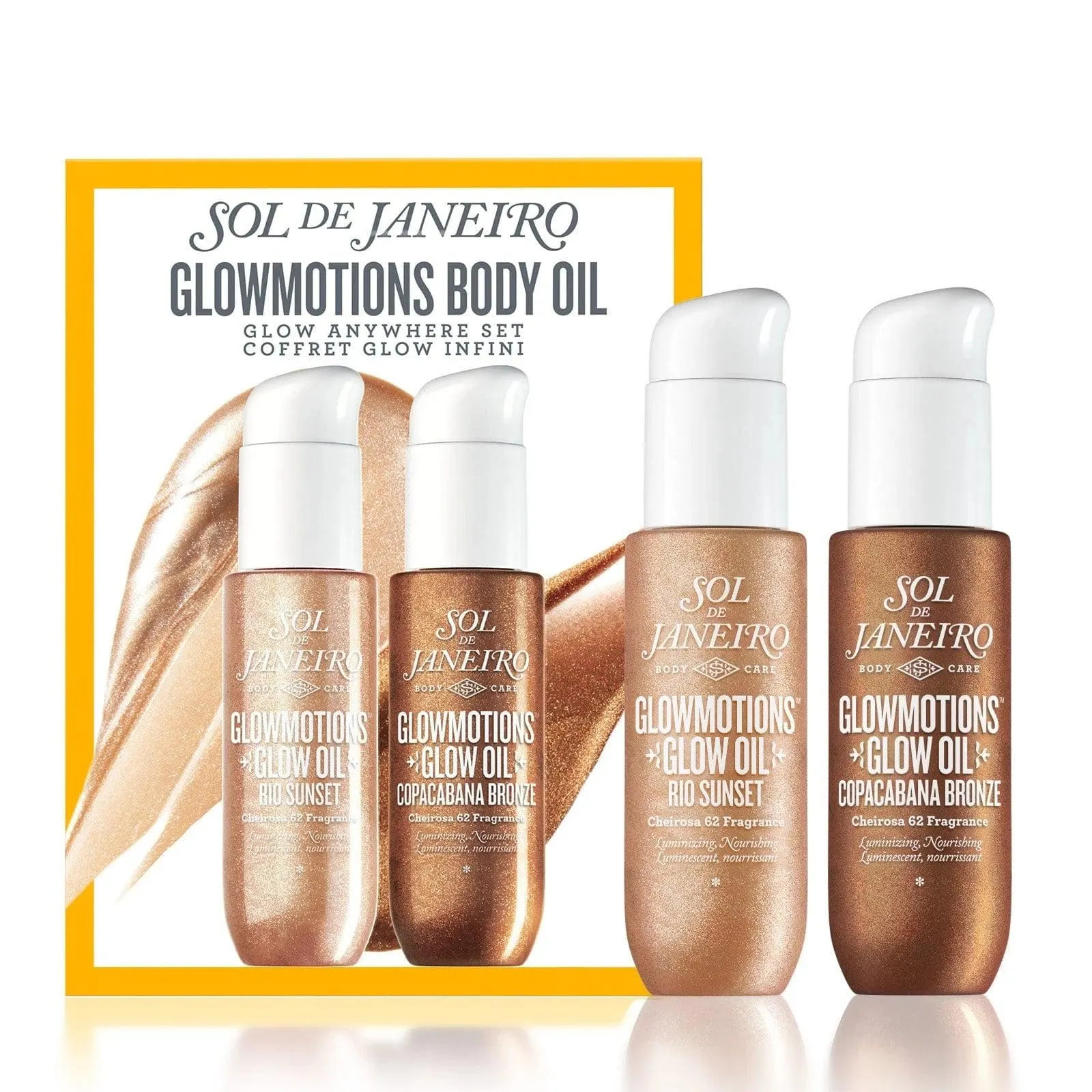 Glowmotions Body Oil Glow Anywhere Set
