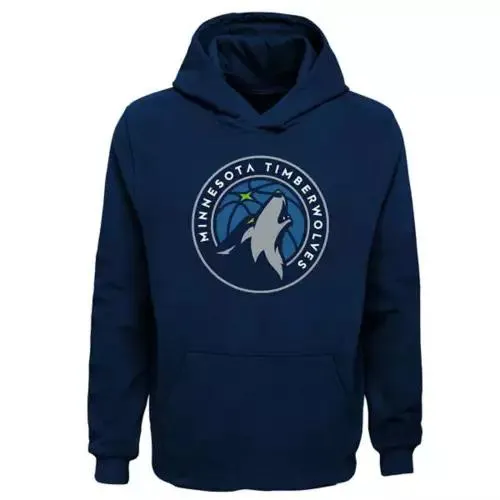 Nike Kids' Minnesota Timberwolves Genuine Stuff Primary Logo Hoodie