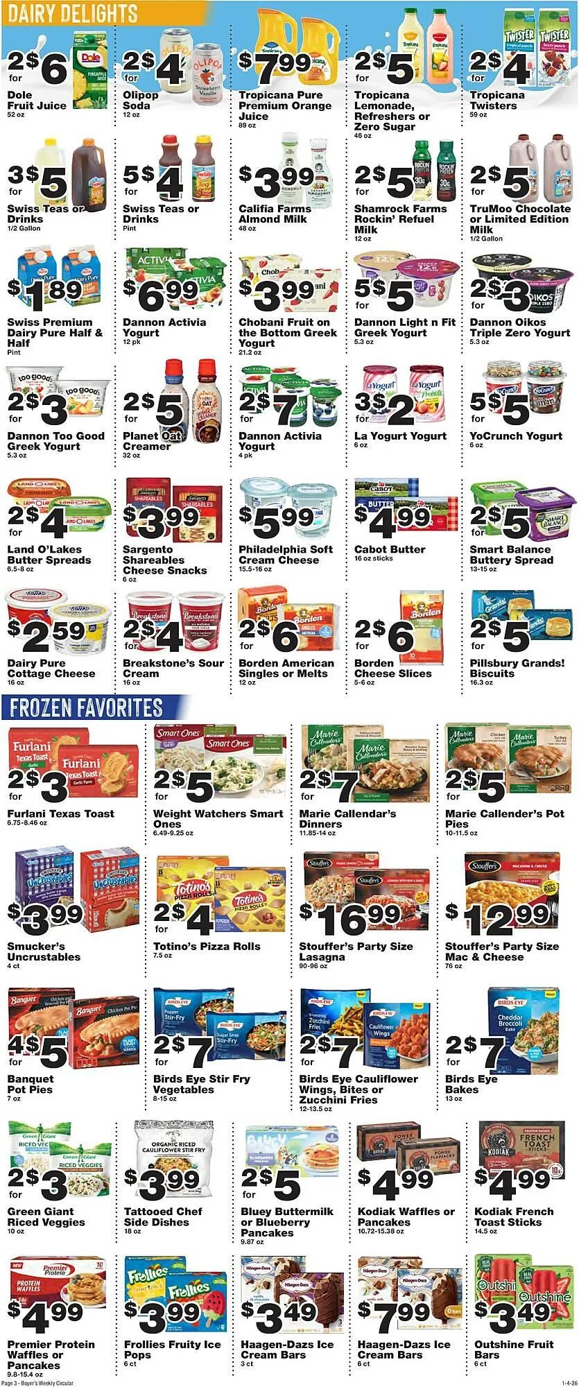 Weekly ad Boyer's Food Markets weekly ad from January 4 to January 10 2026 - Page 3