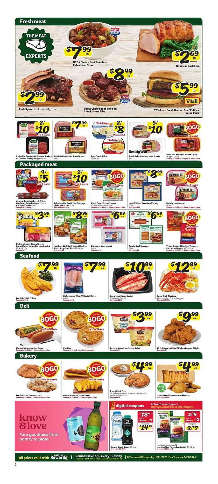 Weekly ad Harveys Supermarkets weekly ad from January 21 to January 27 2026 - Page 4