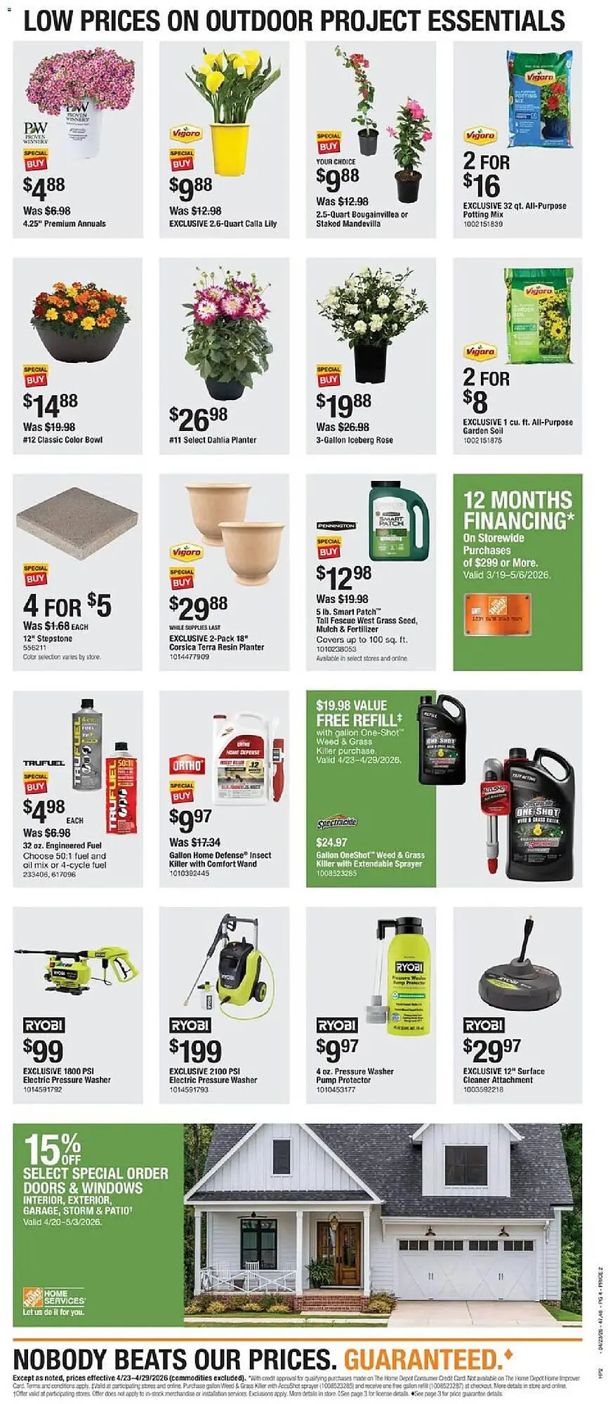 Weekly ad The Home Depot flyer from April 23 to April 29 2026 - Page 4