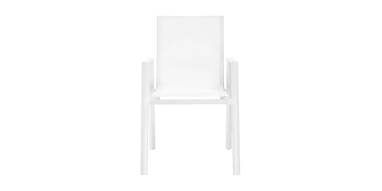 Malta Outdoor Dining Chair White