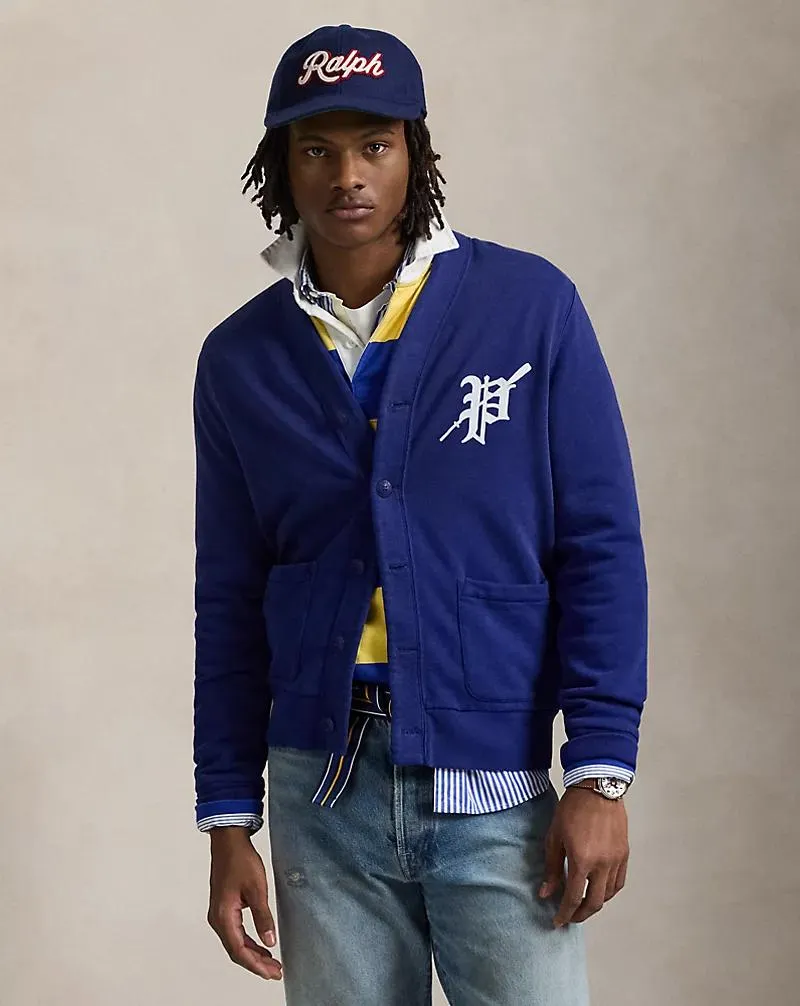 Rowing-Patch Fleece Cardigan