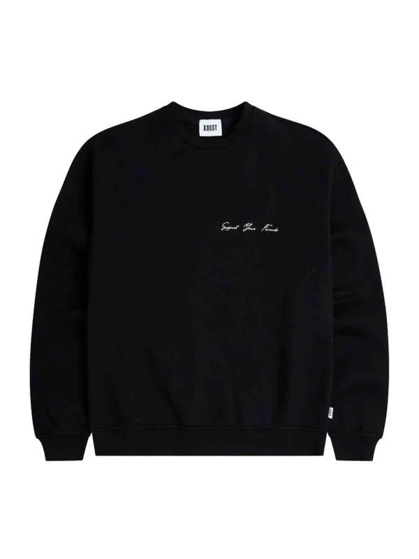 Support Your Friends Crewneck Logo Sweatshirt