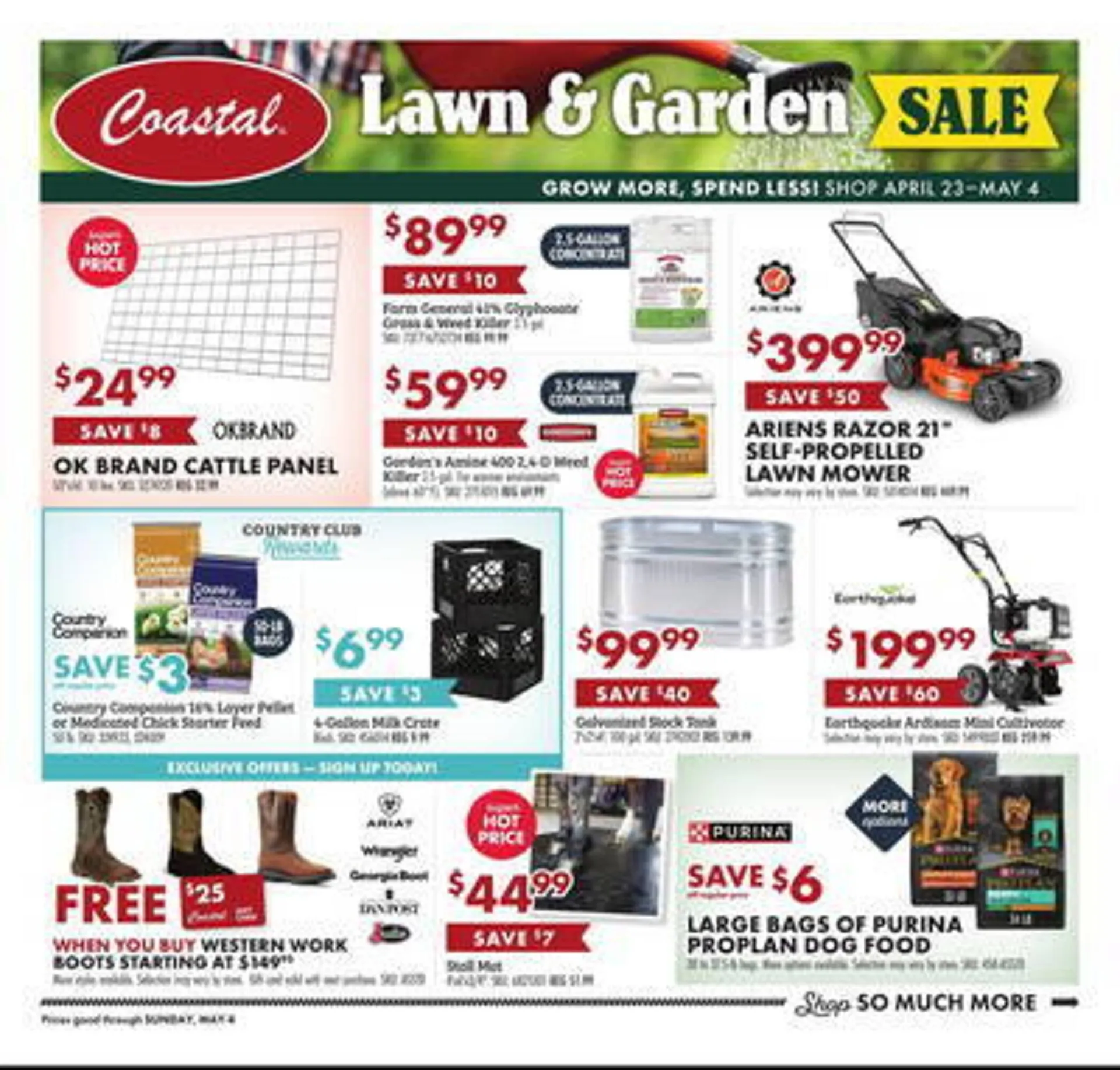 Coastal Farm & Ranch Weekly Ad - 1