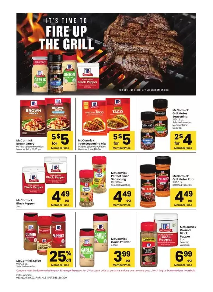 Weekly ad Albertsons - Portland - BBS from March 3 to March 30 2025 - Page 30