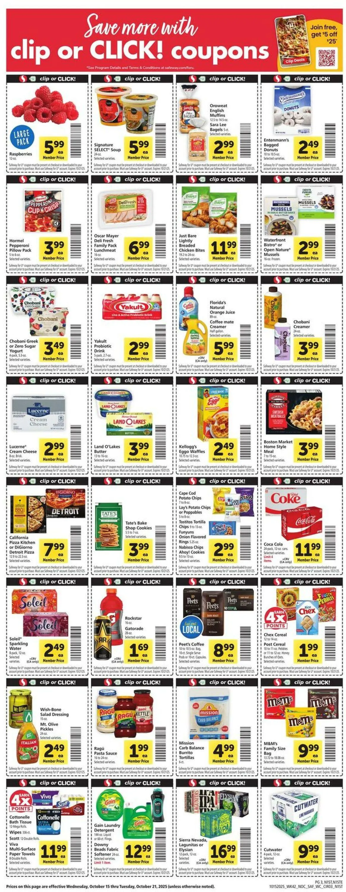 Weekly ad Safeway Current weekly ad from October 15 to October 21 2025 - Page 3