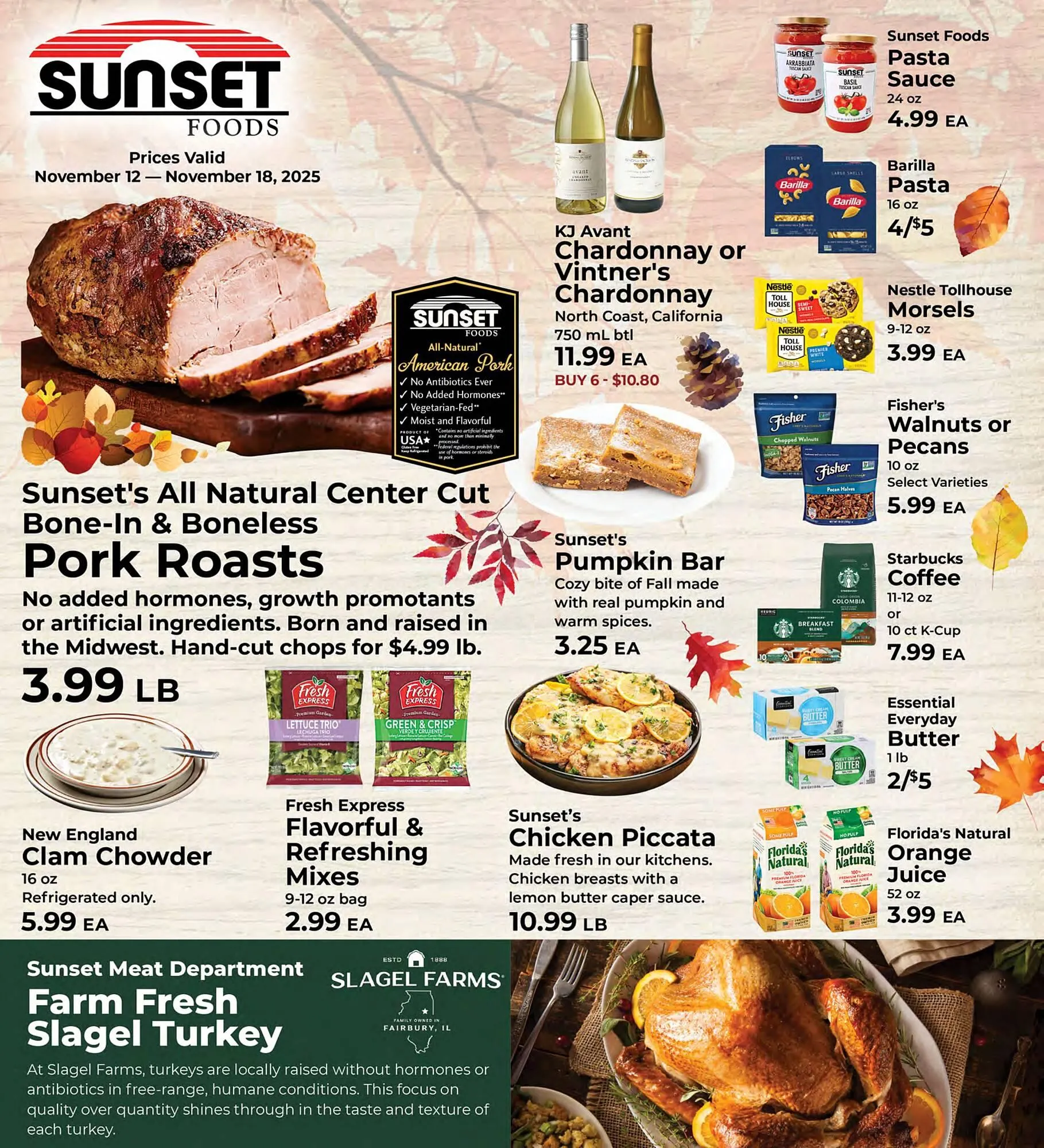 Weekly ad Sunset Foods weekly ad from November 12 to November 18 2025 - Page 1