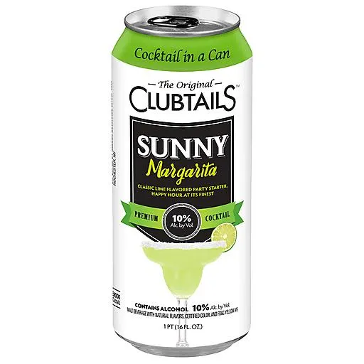 Clubtails Premium Sunny Margarita Cocktail 1 pt
