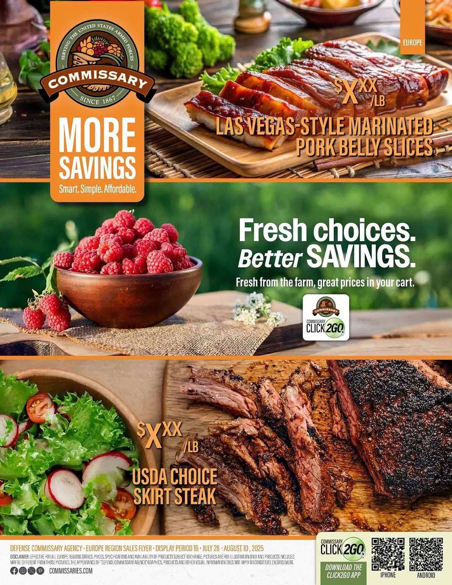 Commissary Weekly Ad - 1