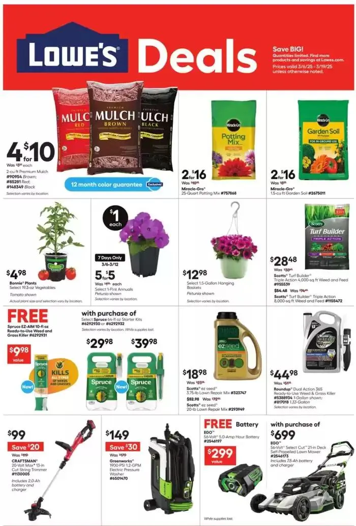 Weekly ad Save now with our deals from March 6 to March 19 2025 - Page 1
