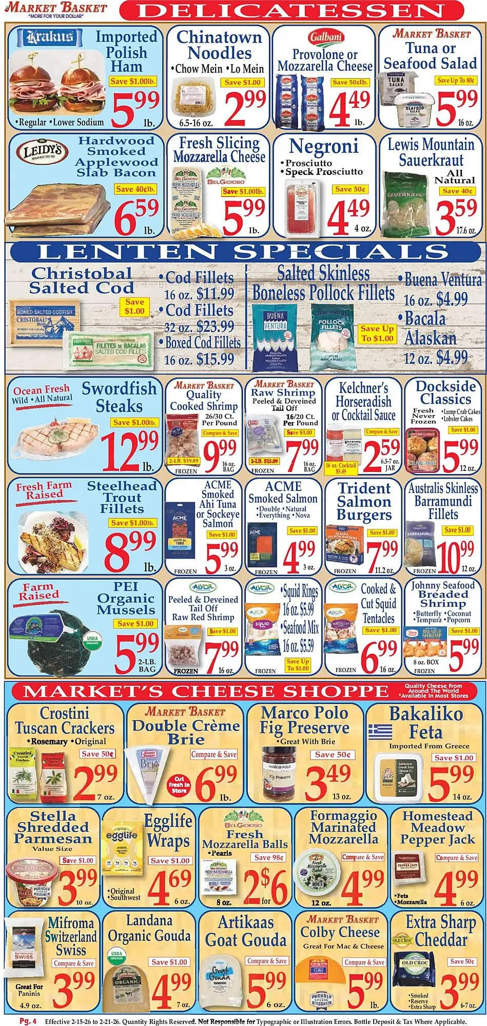 Weekly ad Market Basket weekly ad from February 15 to February 21 2026 - Page 4