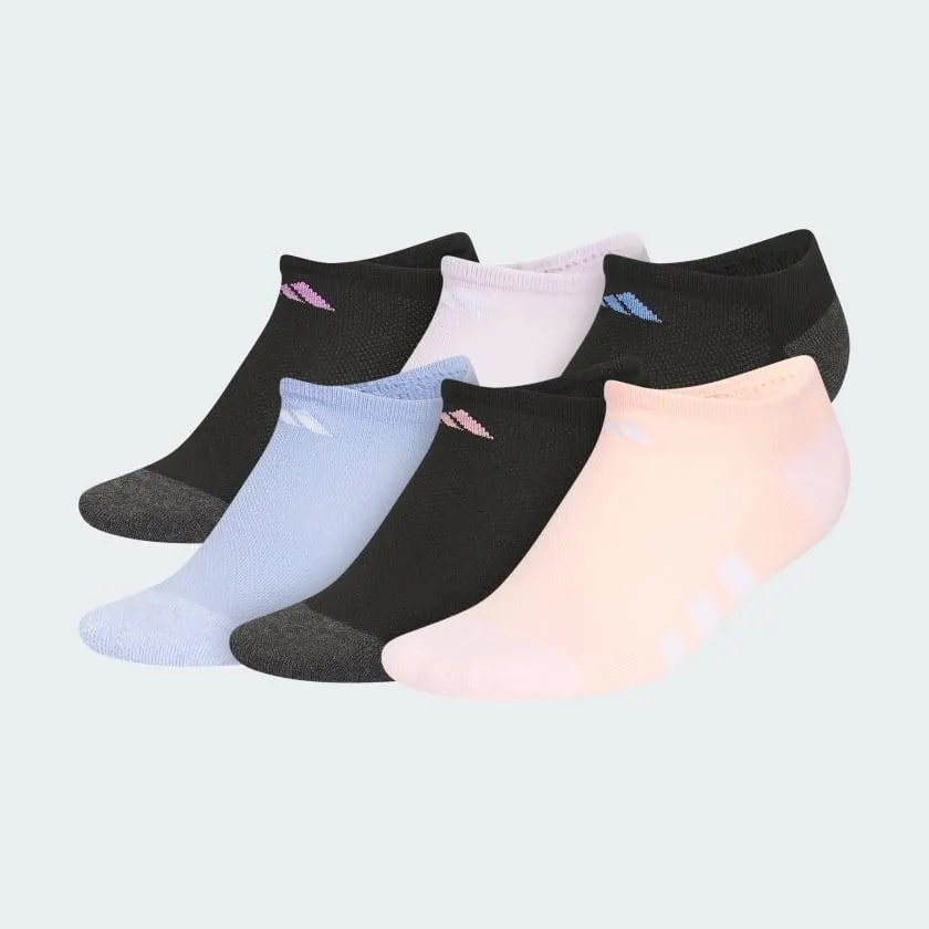 Athletic Cushioned 6-Pack No-Show Socks Kids