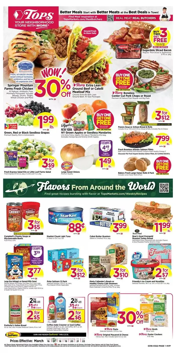 Weekly ad New offers to discover from March 16 to March 22 2025 - Page 1