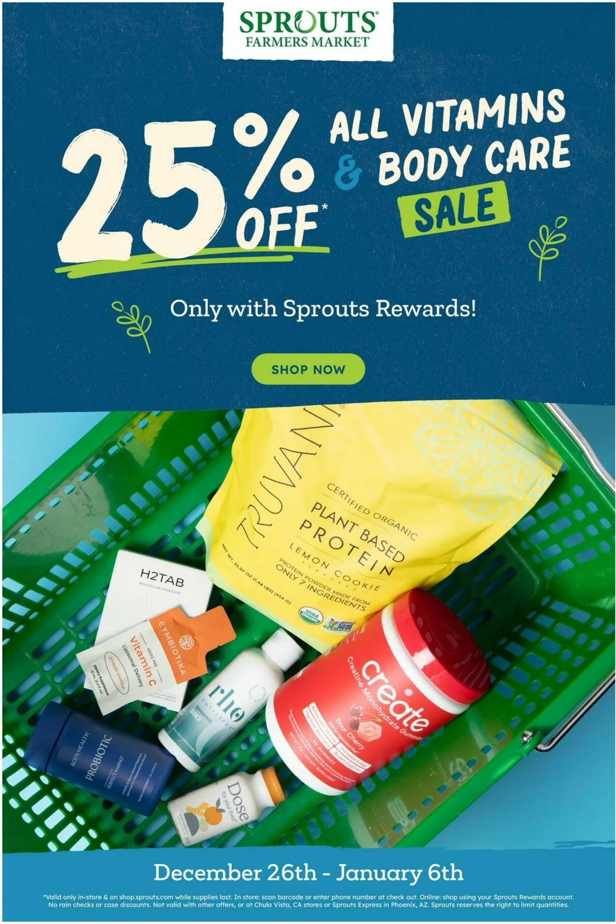 Weekly ad Sprouts Current weekly ad from December 26 to December 30 2025 - Page 1