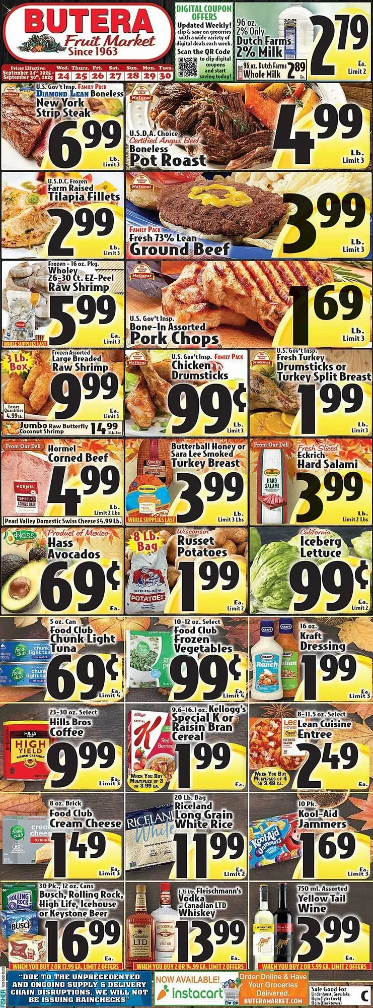 Weekly ad Butera weekly ad from September 24 to September 30 2025 - Page 1