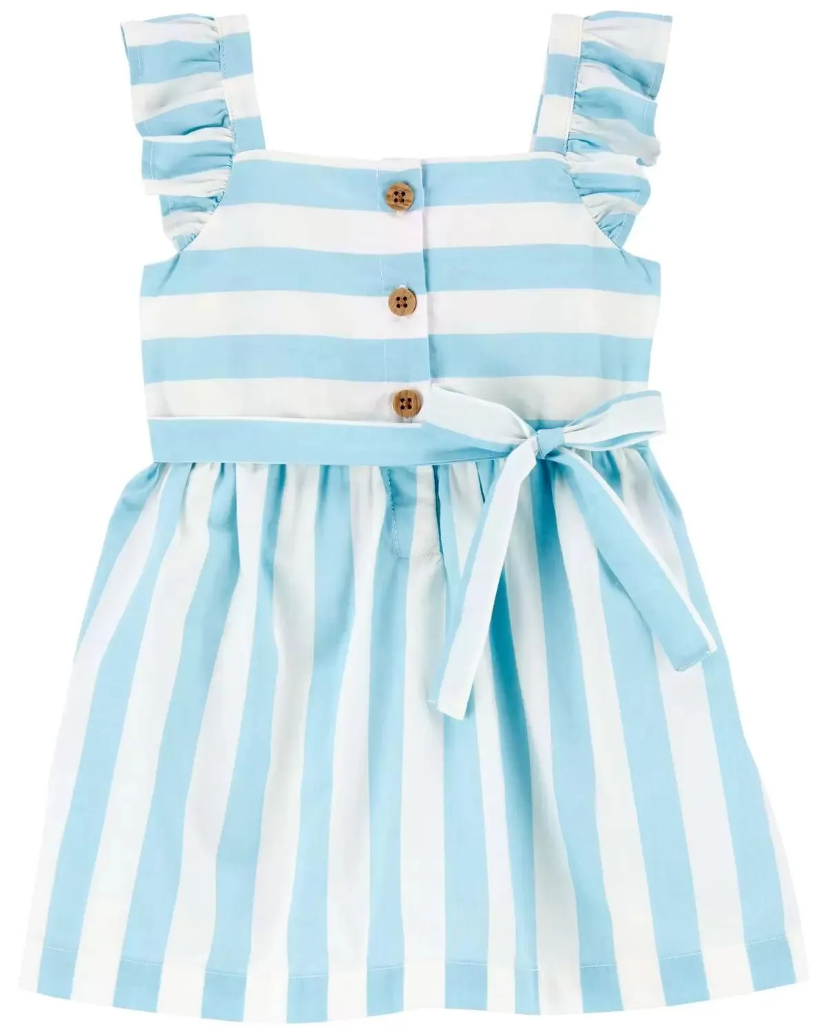 Baby Striped Flutter Dress