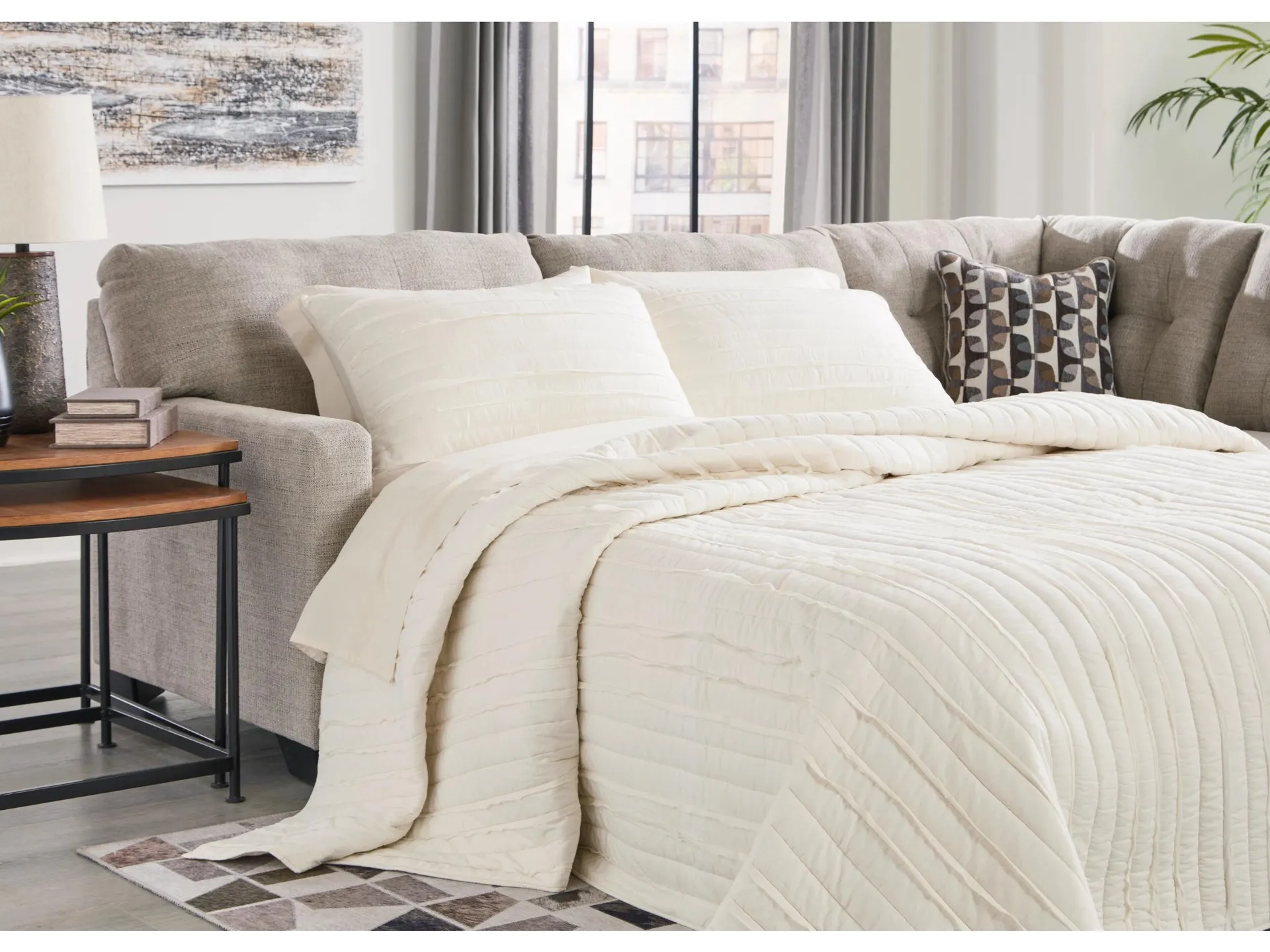 Mahoney 2-Piece Sleeper Sectional with Chaise