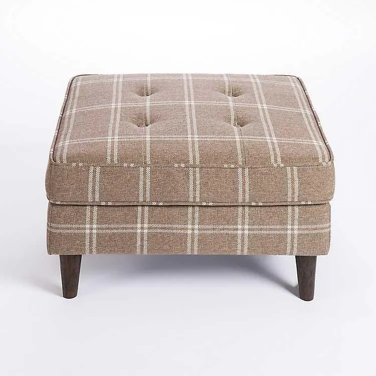 Walden Mink Wyatt Ottoman
