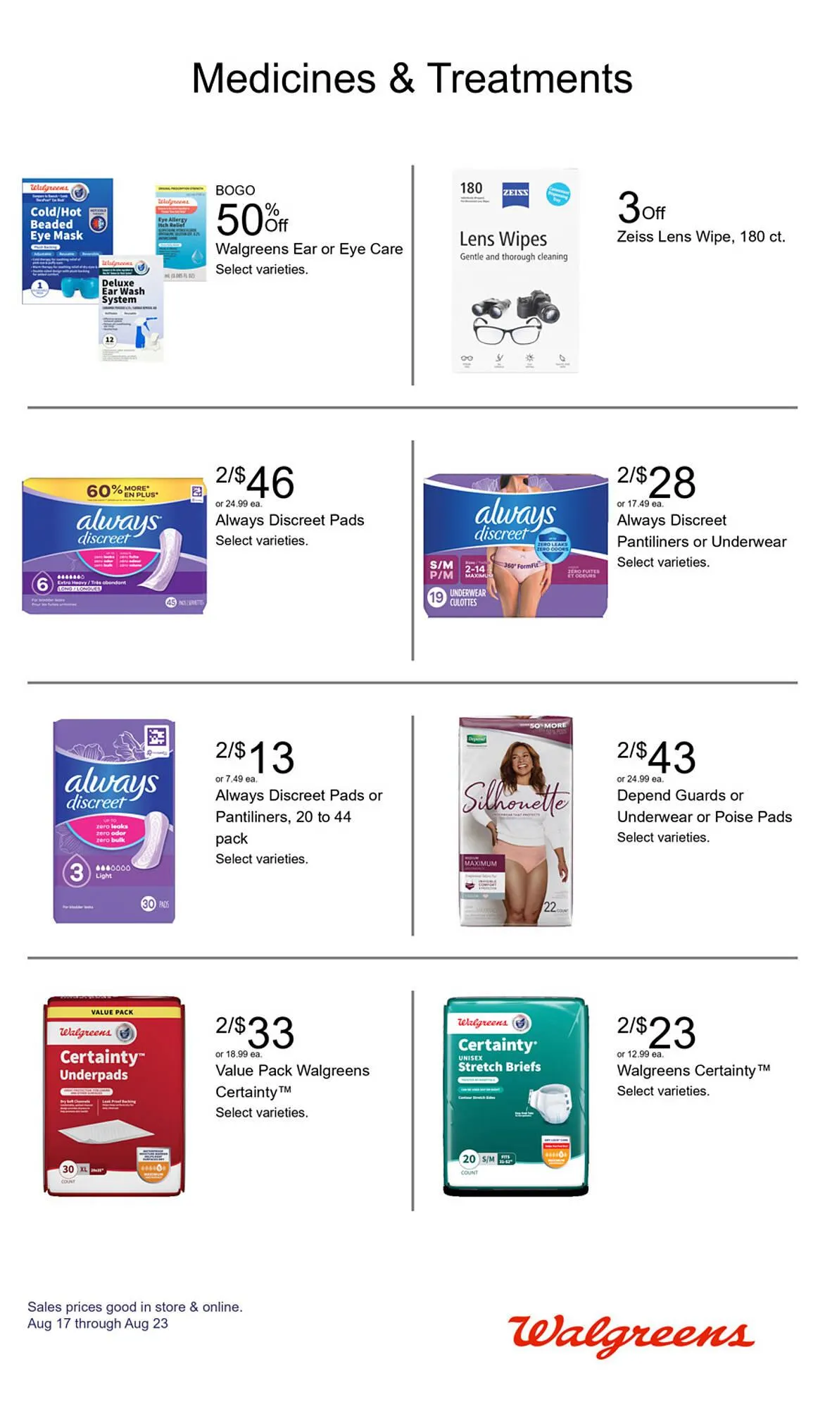 Weekly ad Walgreens Weekly Ad from August 17 to August 23 2025 - Page 16