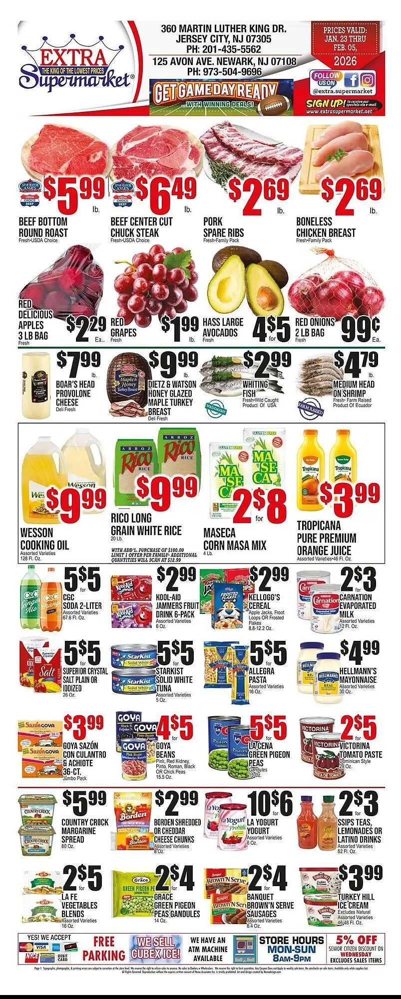 Extra Supermarket circular - 1