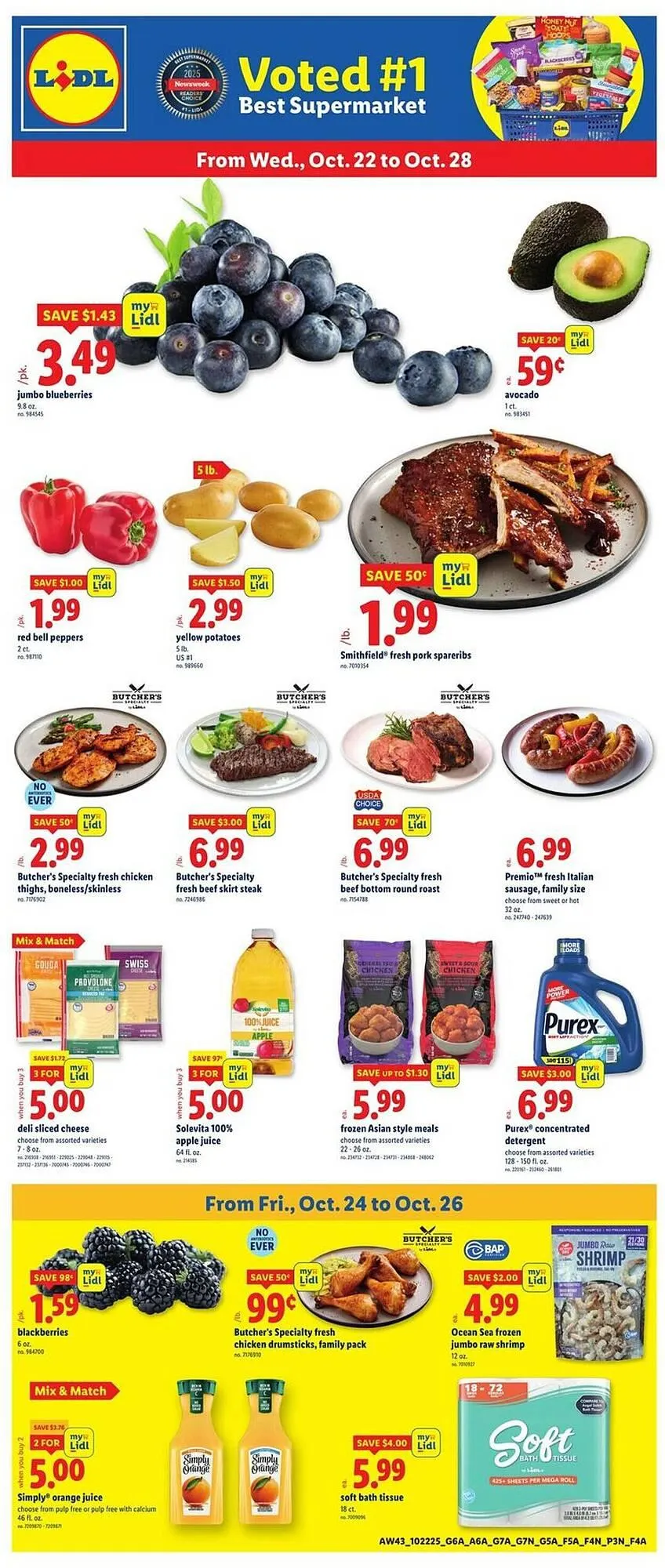 Weekly ad Lidl weekly ad from October 22 to October 28 2025 - Page 1