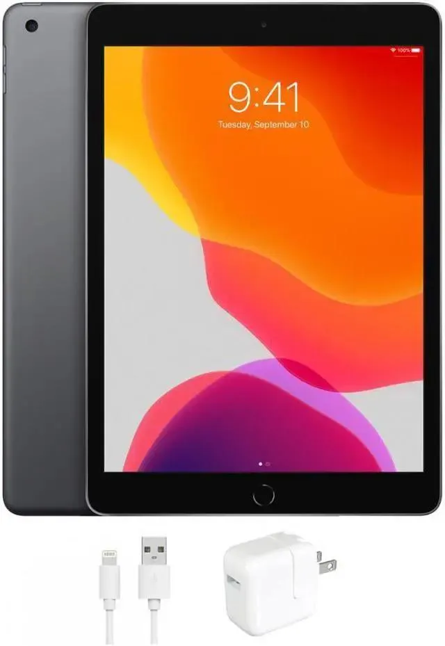 Refurbished Apple iPad 7th Gen (10.2 inch, 2019)- A grade, Wi-Fi only