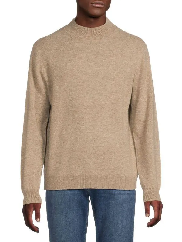 Mockneck Cashmere Sweater