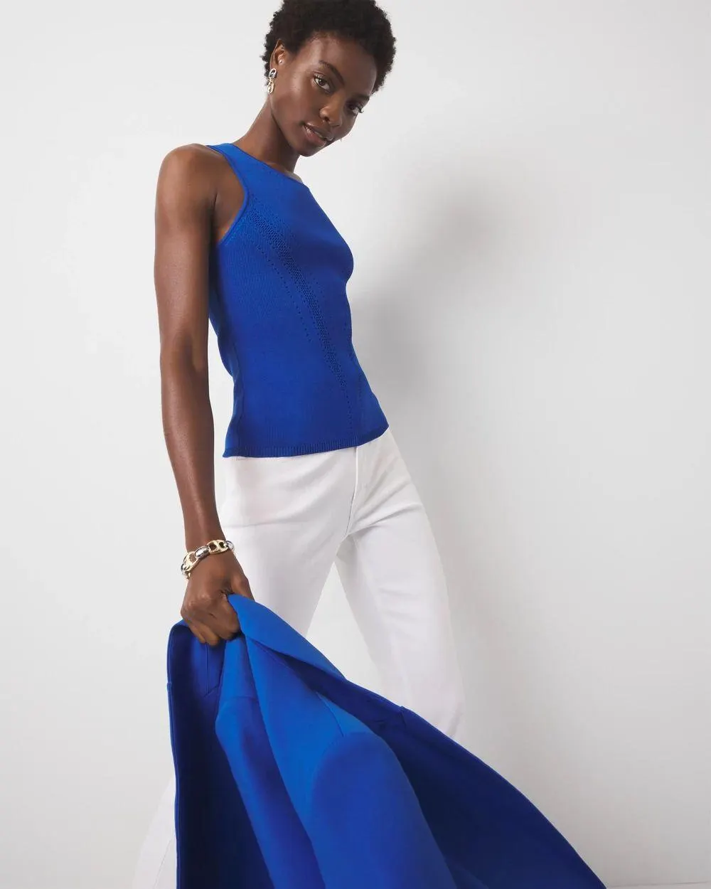 WHBM FORME ™ Sculpt Stretch Sweater Tank