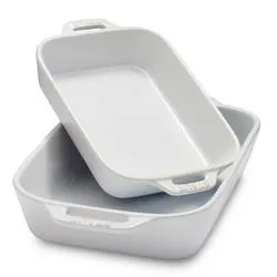Staub Stoneware Rectangular Baking Dishes, Set of 2