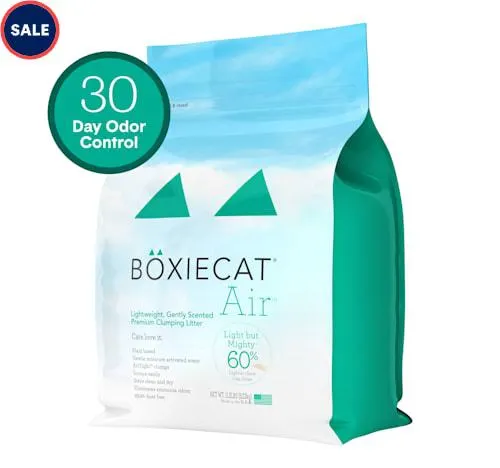 Boxiecat Air Gently Scented Lightweight Clumping Cat Litter, 11.5 lbs.