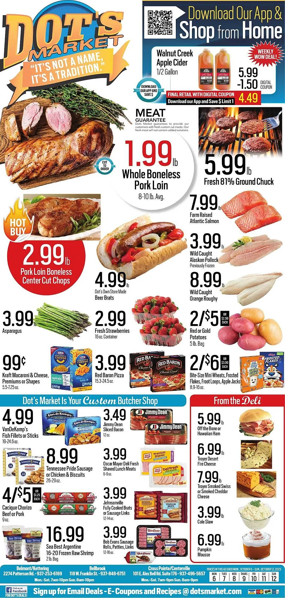 Weekly ad Dot's Market weekly ad from October 6 to October 12 2025 - Page 1