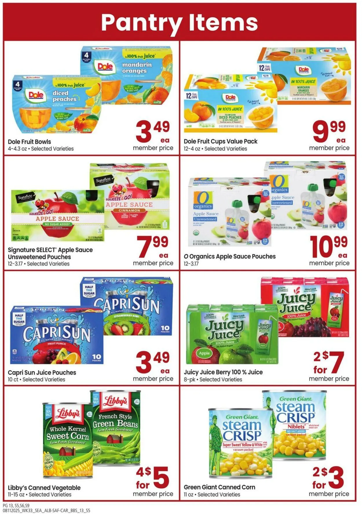 Weekly ad Carrs from August 11 to September 7 2025 - Page 13